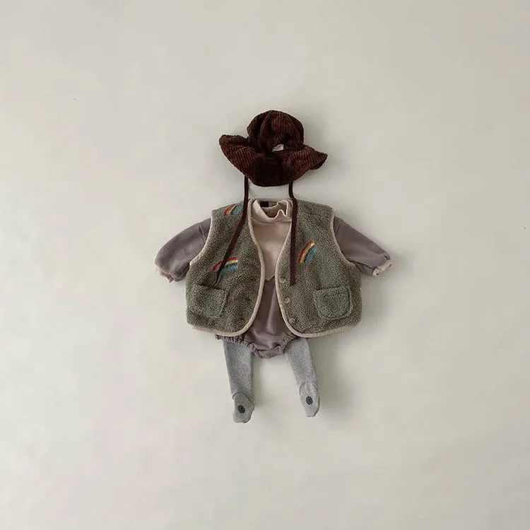 2020 New Autumn Winter Baby Clothes Children Clothing Girl and Boy Thick Jacket Kids Fur Vest