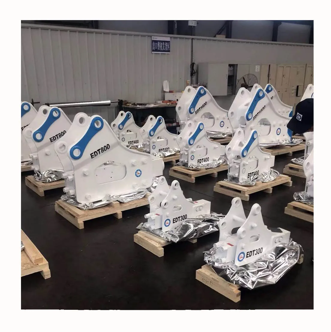 High Quality EDT800 Excavator Hydraulic Rock Breaker Factory Price for 0.8-140ton Good for Construction Machinery