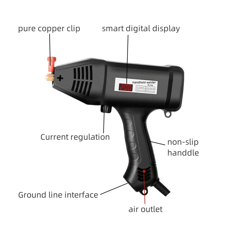 Mini 220V 110V household portable intelligent welding machine high power handheld welding machine