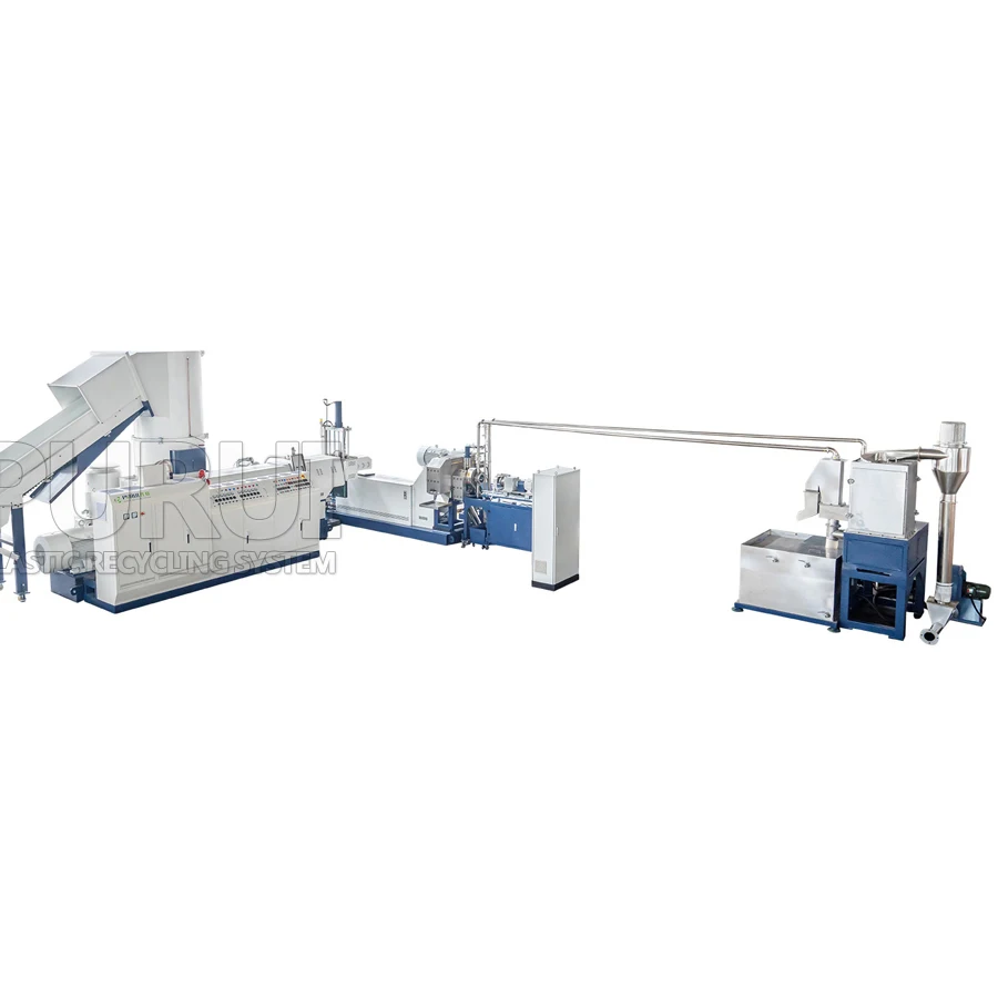 pp filament recycling PELLETIZING MACHINE plastic granulator