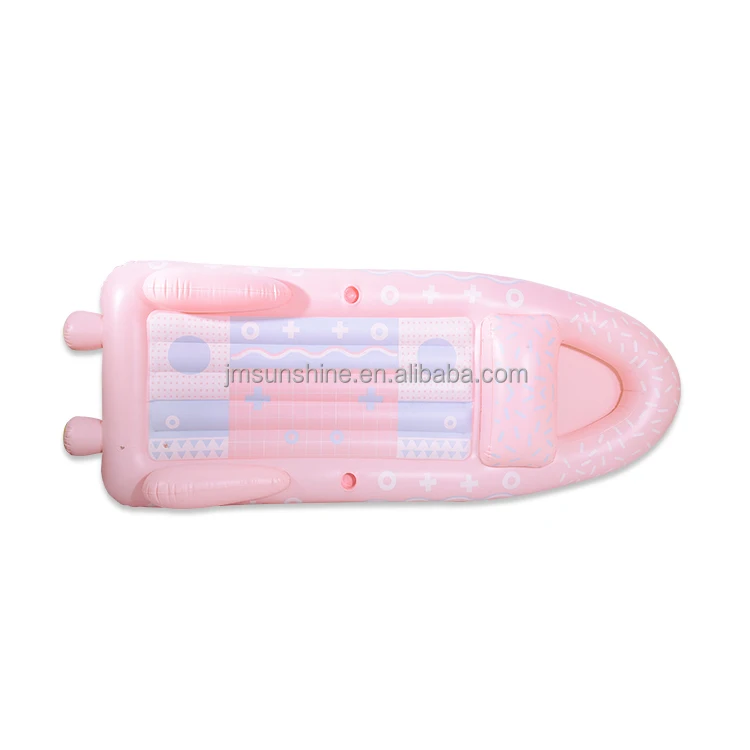 New Design Luxury adults yacht pool float inflatable raft toys ice cooler pink rocket ship air mattress inflatable boat