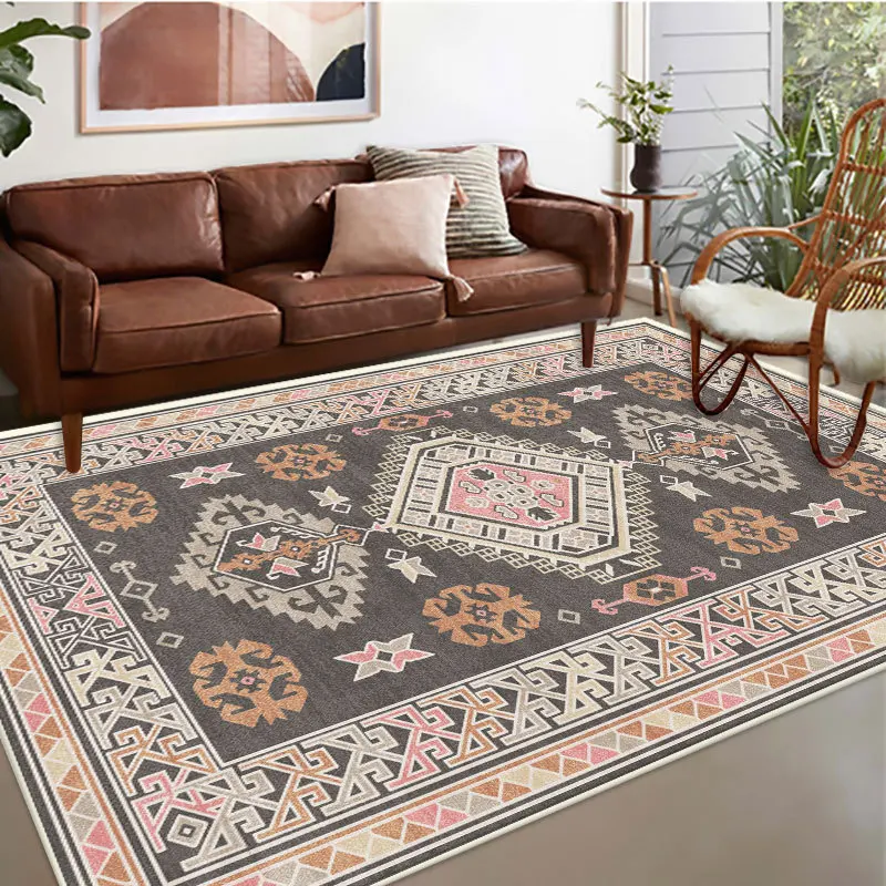 European Persian Vintage Carpet Soft Moroccan Carpet Bedroom Outdoor Hotel Wholesale Wool Carpet
