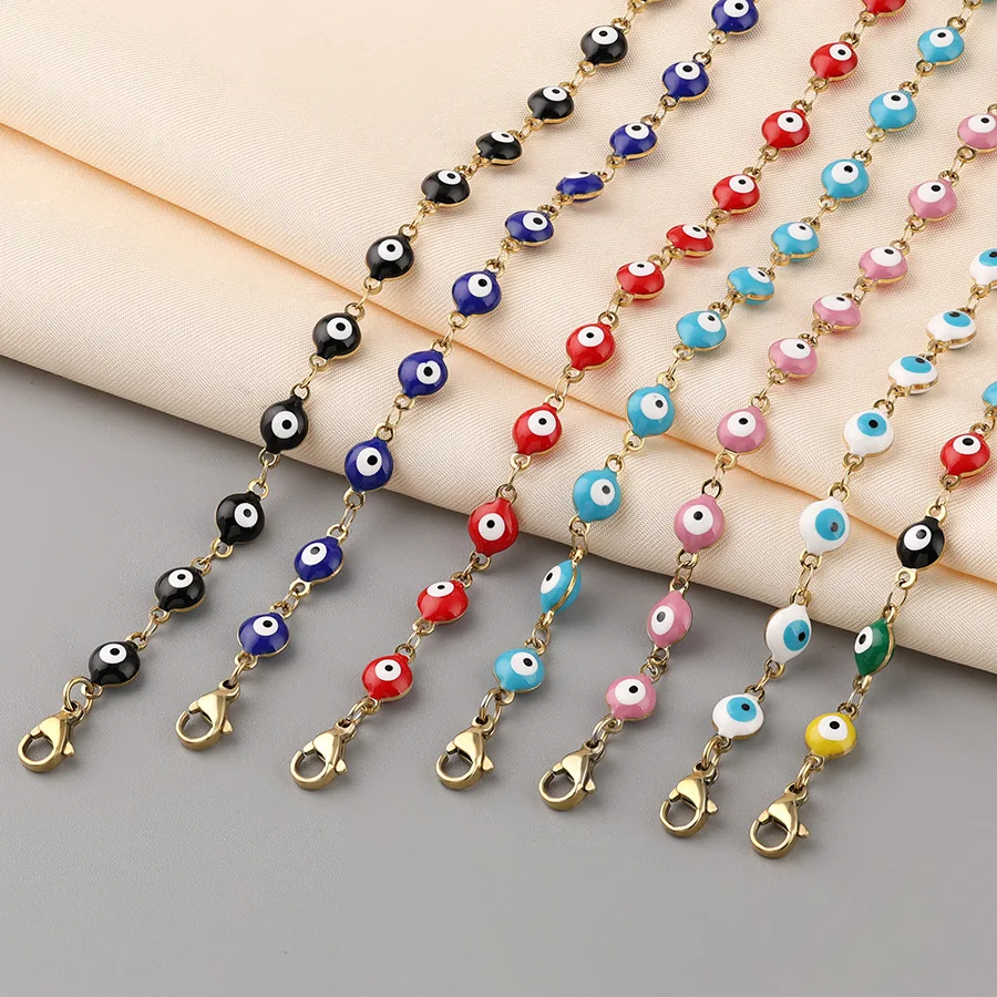 Wholesale Western Vintage Luxury Heart Zircon fine bracelets Charm Cuff Bracelet Thin Chain Stainless Steel Bracelet for Women