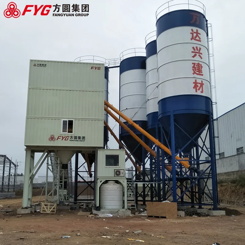 FYG HZS180 Electric Power Type Mixing Plant Conveyor Loading New Condition Production Line Machine Core Components Include Motor