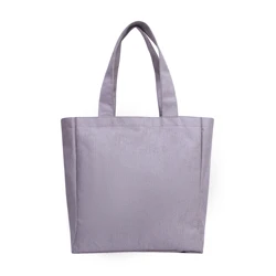 2021 hot sell grey designed custom canvas shopping bag and eco-friendly handbag