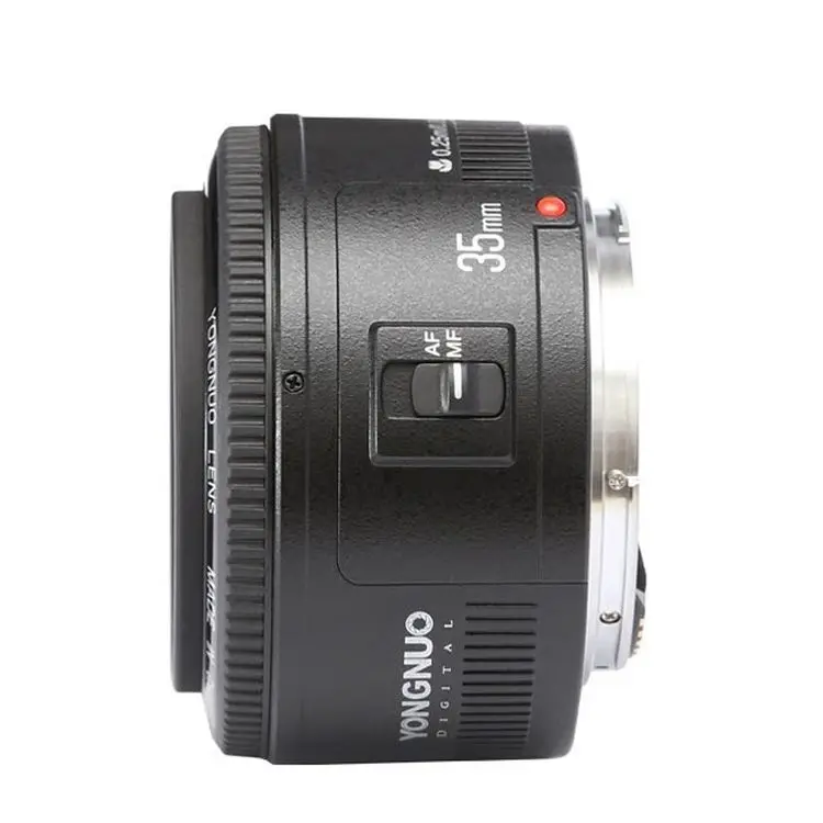  Широкоугольный объектив Yongnuo YN 35 мм F2 с автофокусом для Canon EF EOS Camera 500d 600d 120d 5d mark iii 6d 7d 60d 70d 1000d