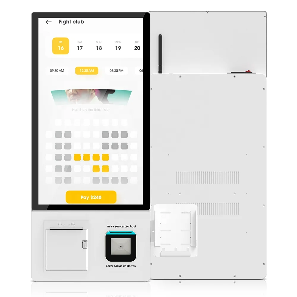 Touch Screen self-service Kiosk Restaurant 21.5-inch Customized Waterproof Outdoor Vending Machine kiosk