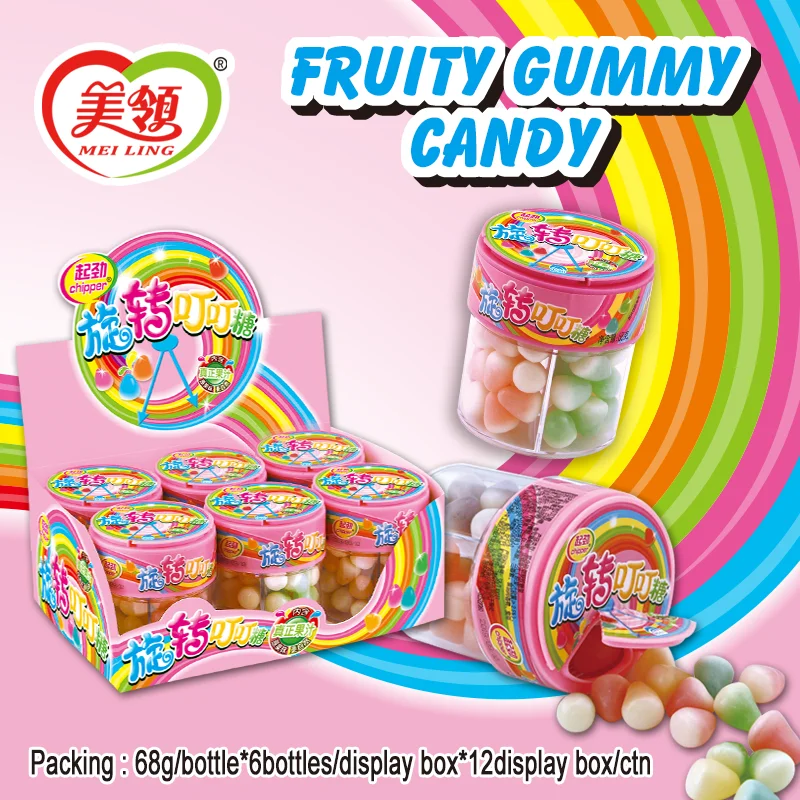 Free sample bulk colorful speckle jelly bean halal soft candy fruity flavor delicious jelly bean