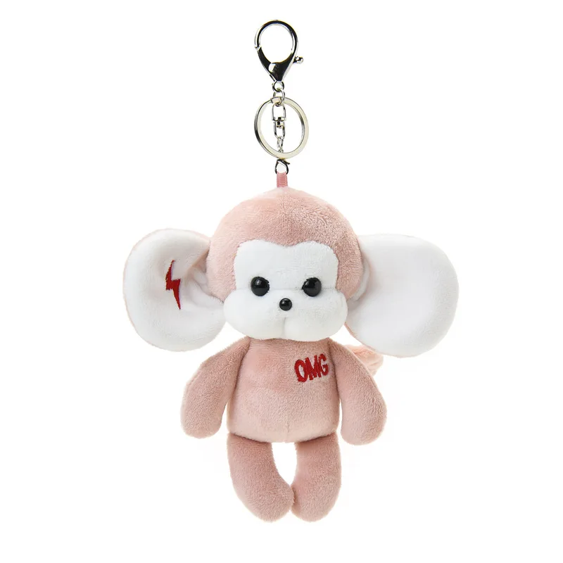 Custom Mini Plush Keychain Plushies Custom Plush Toys Keychain For Soft Mascot Monkey Pendant