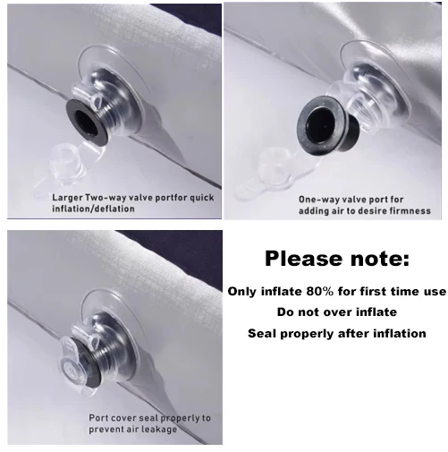 Heavy-duty Folding Inflatable Sofa Single Blow Up Couch Chair  for Adults Outdoor Air Sofa  for Camping Picnic Beach Travel