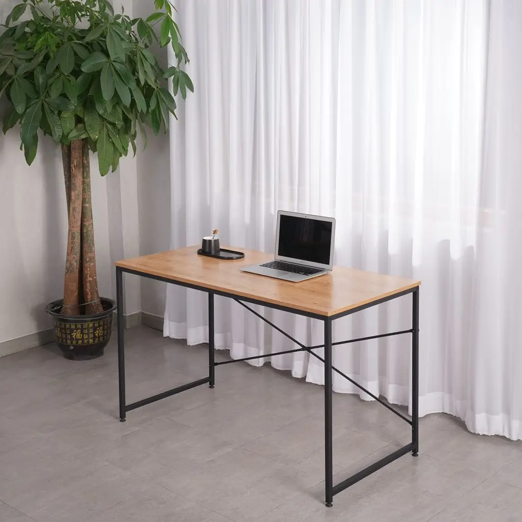 Popular Nordic Computer Table Office Furniture Wooden Top Office Desk For Home Office Furniture