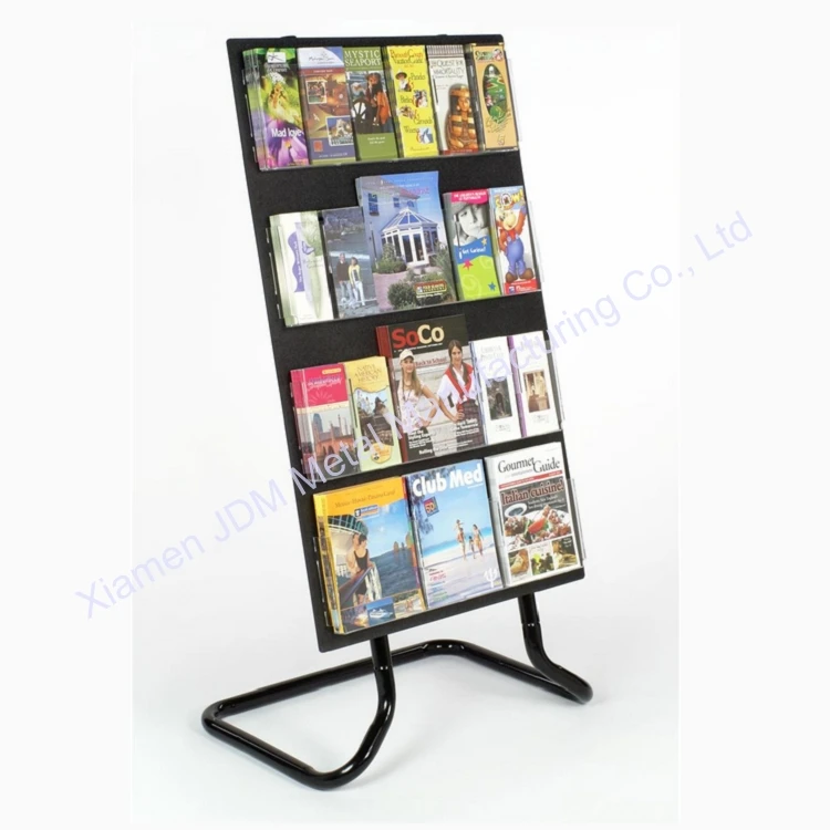 Steel Shelving Waterfall Floor Dvd Wire Display Rack Gold Foldable Shelves