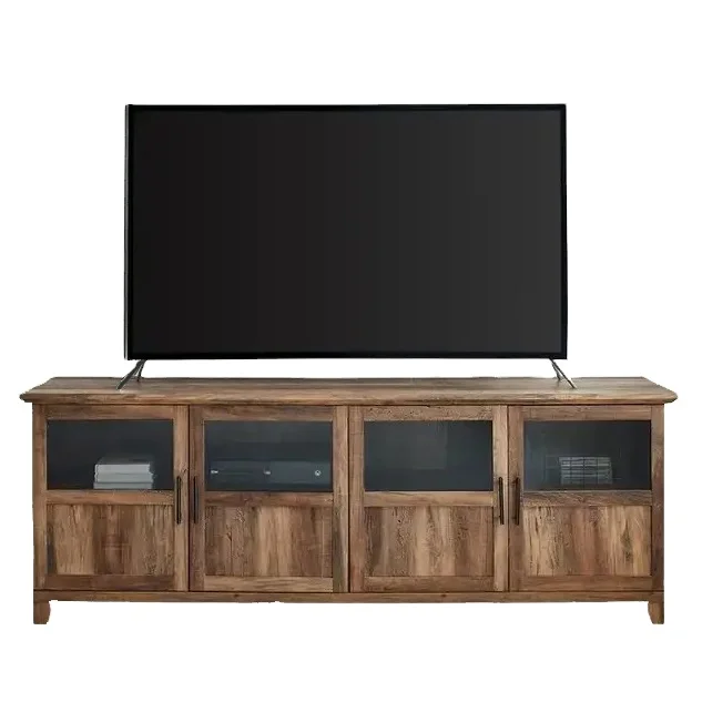 Modern wholesale wooden TV stands Living Room Furniture Entertainment Unit Lowline TV Cabinet TV console