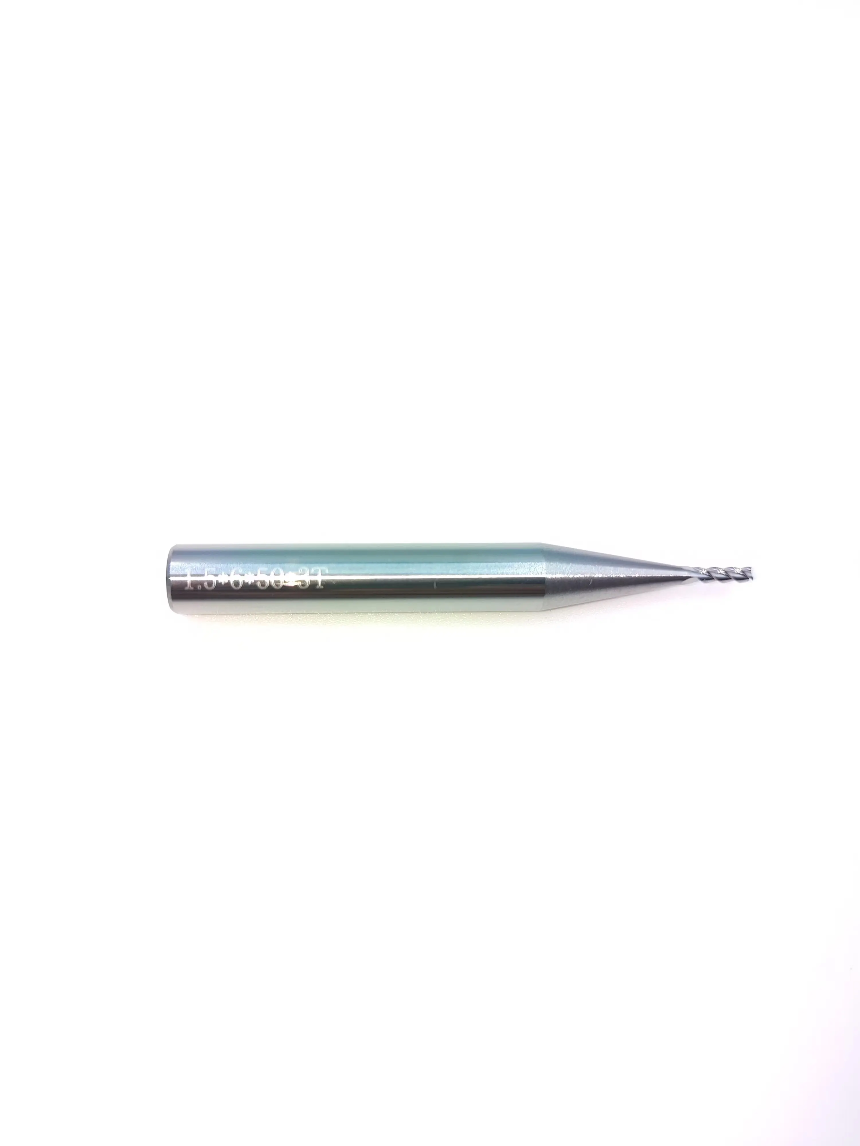 HRC55 solid carbide milling cutters standard length uncoated 3-flute square end mills for aluminum alloy