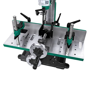 Hisimen 750W/1200W mortiser mortising machine Woodworking Tenoning Machine Punching Square Drilling Hole Machine drilling rig