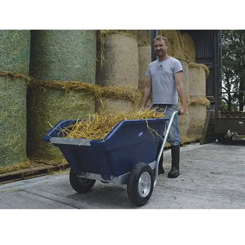 Large Capacity Plastic Wheelbarrow Garden Cart Construction Trolleys Hand Trucks Other Hand Tools