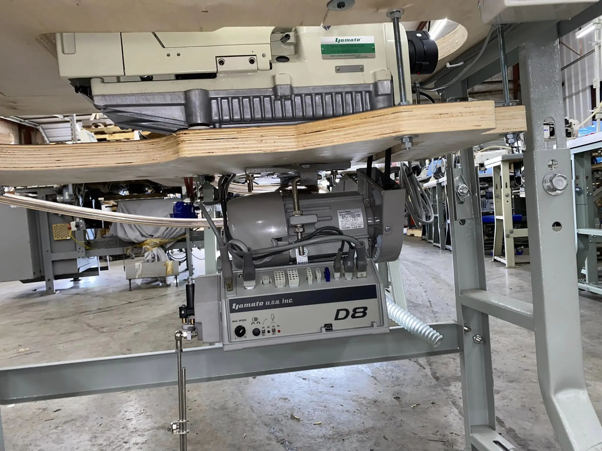 High stretch and pucker-free Yamato VFK 2560 series 4 Needle 6 Thread Flatbed Flatseamer sewing machine