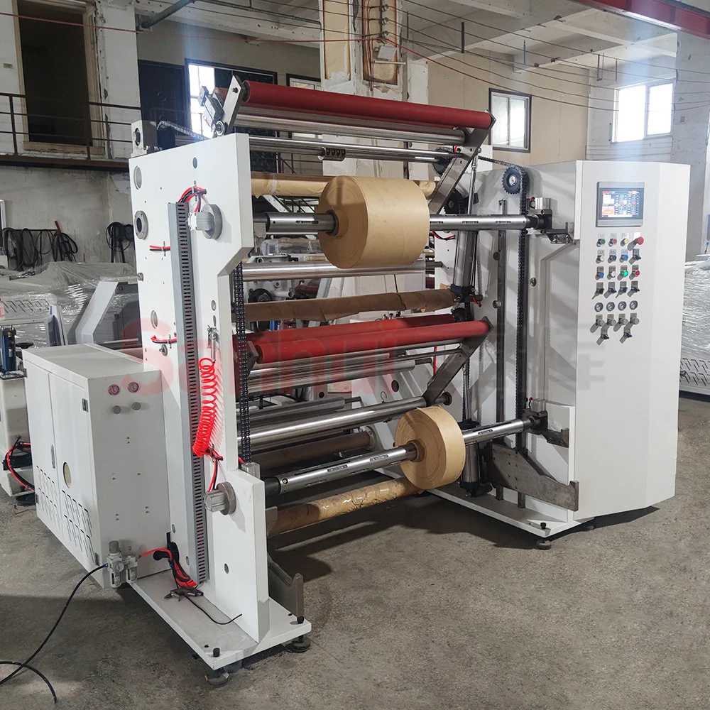 jumbo roll paper slitting machine kraft paper roll  non woven fabric adhesive paper slitting machine