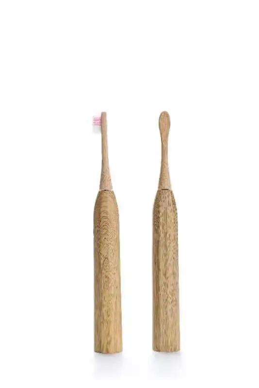 Manufacturer supply New bamboo electric toothbrush wire charging OEM service first biodegradable electric toothbrush