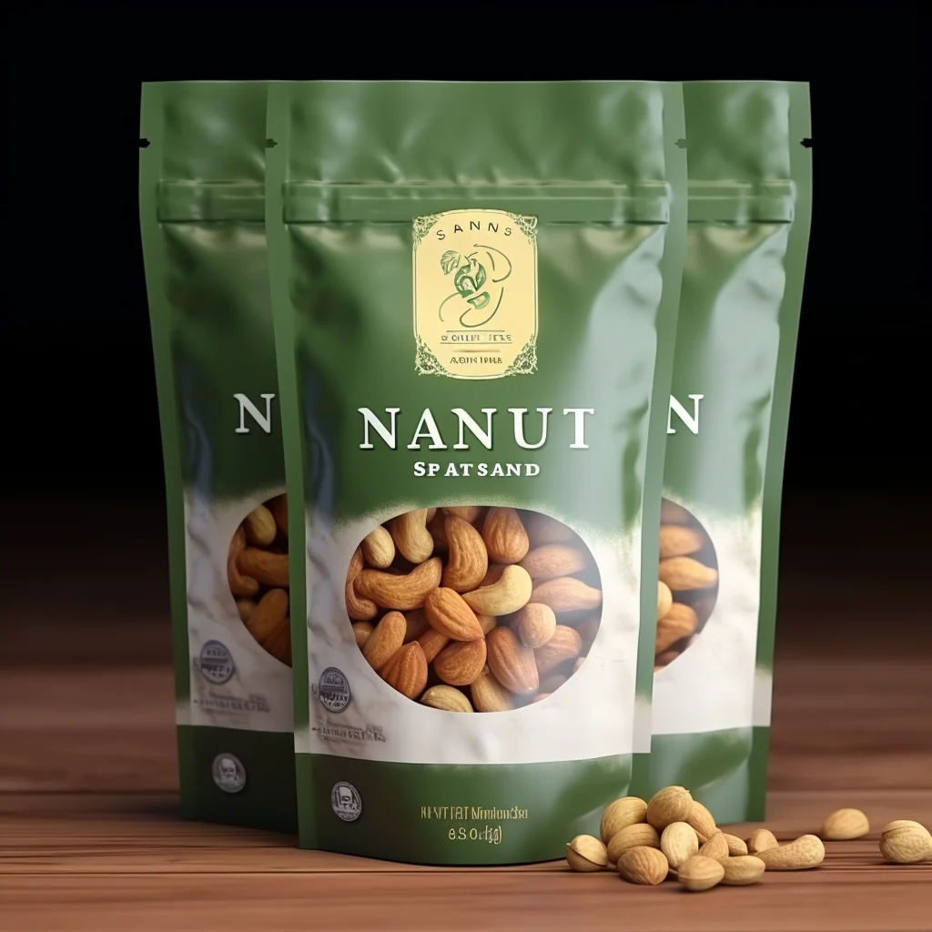 OEM & ODM Resealable Doypack Food Grade Plastic Pouch Nut Package With Window For Pistachio Nut Cashew nut