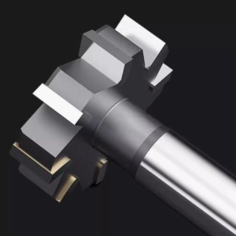 HOANYORE 16*10H*4F*10D*100L tungsten steel hard alloy extended face milling groove cutter