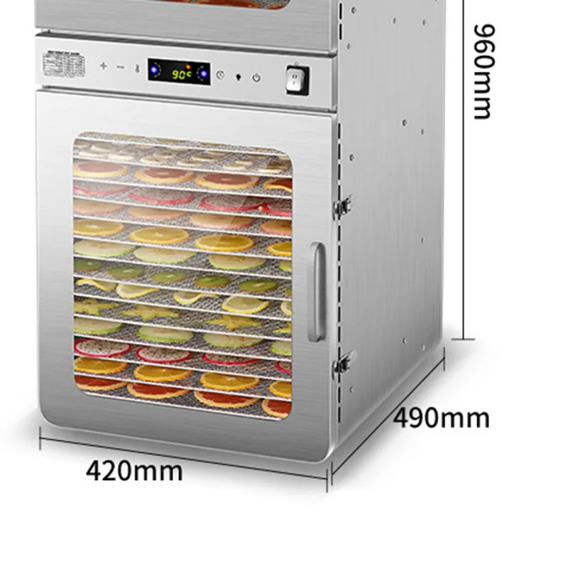 Popular commercial Vegetable Pet Snacks Meat Herbs Multifunctional Fruit Intelligent Food Air Dryer