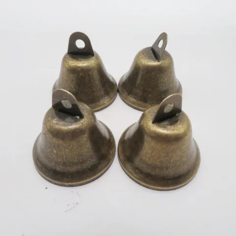 
Wholesale spot 38MM horn pet christmas bronze bell 