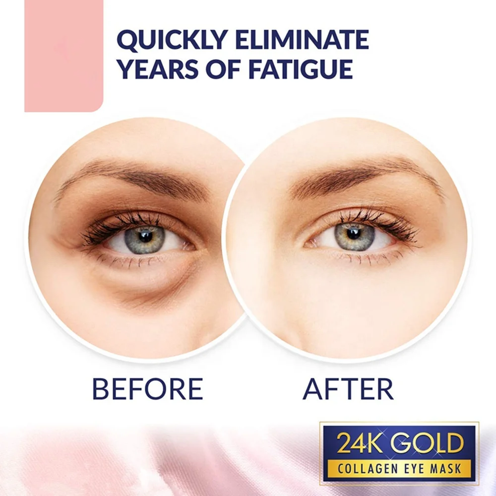 Платиновая Органическая Антивозрастная коллагеновая Серебристая белая маска для глаз от припухлости