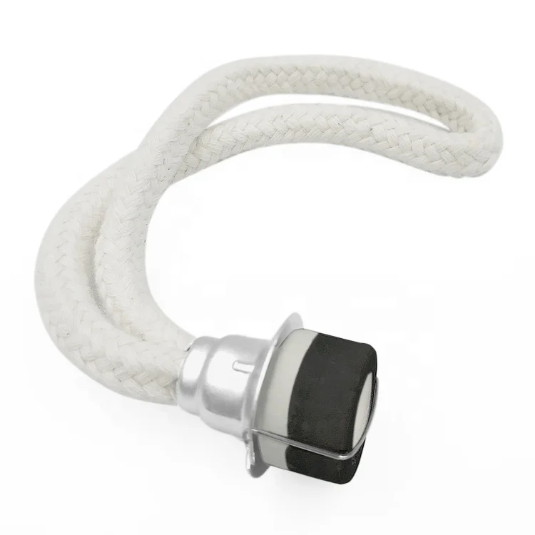 Large Lampe Berge Ignition Wick Burner Silver