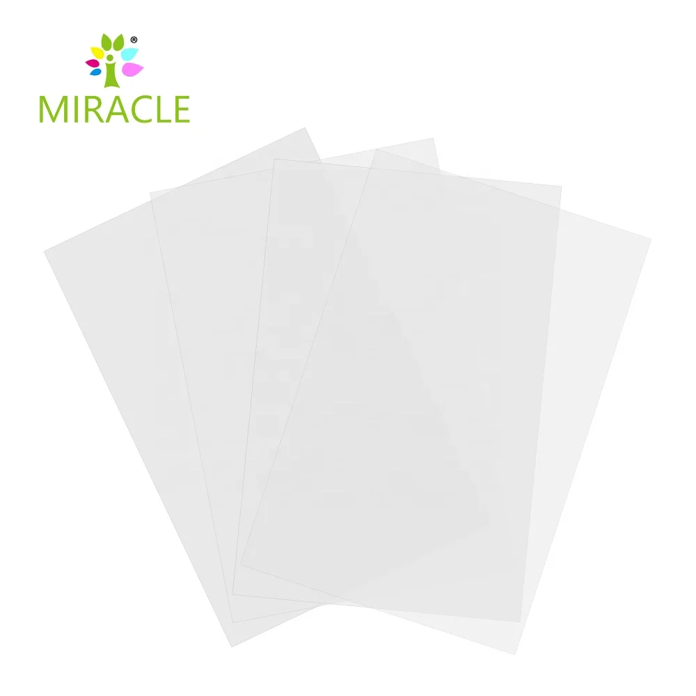 High Quality A4 DTF PET Film 100 Sheets Double Side Matte Hot Cold Peeling Heat Transfer DTF Films