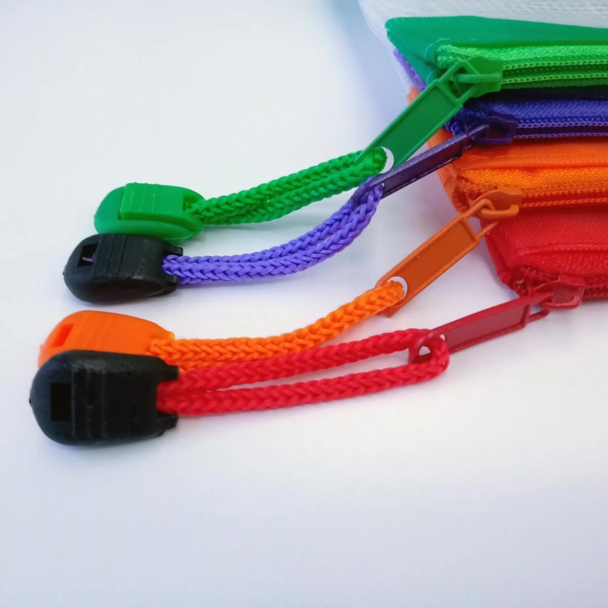 Hot sale document bag school supplies students stationery & office mesh zipper bag high quality PVC mesh zipper pouch