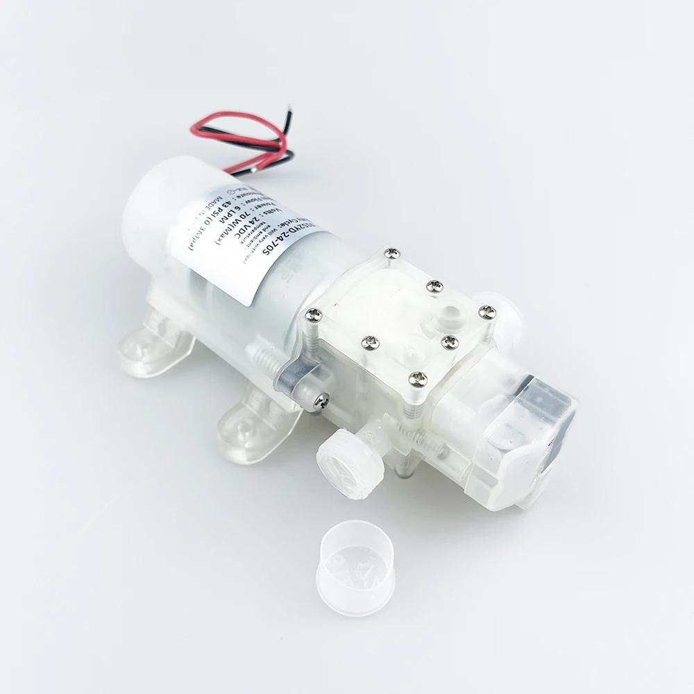 DC12V 24V высокопроизводительный DF0152YB 5 бар 6lpm пищевой мембранный Водяной насос для бытовой техники