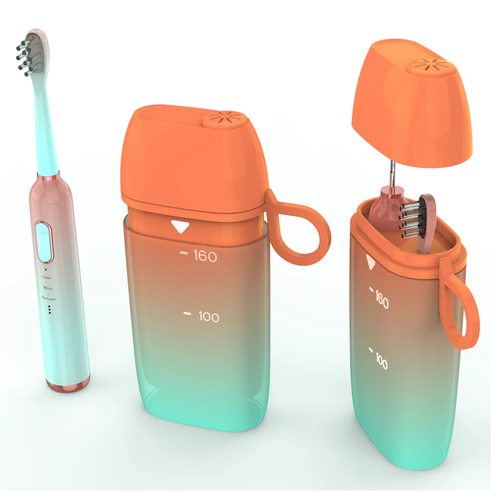 
Factory OEM toothbrush for travel Rechargeable Dentist ultra soft toothbrush 2021 for Adult Kid Sonic 6W electric toothbrush 