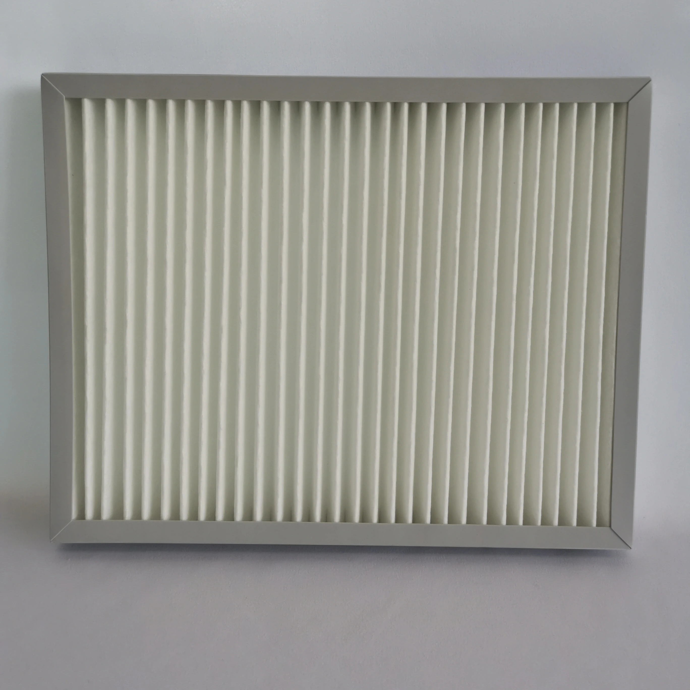 China Manufactory Cabin Cartridge Pleated HEPA Air Purifier Filter Paper Frame Air Cleaning Remover