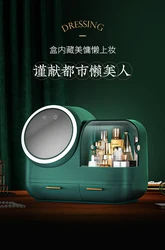 Wholesale cosmetics beauty ltem organizer makeup cosmetic storage box with drawer