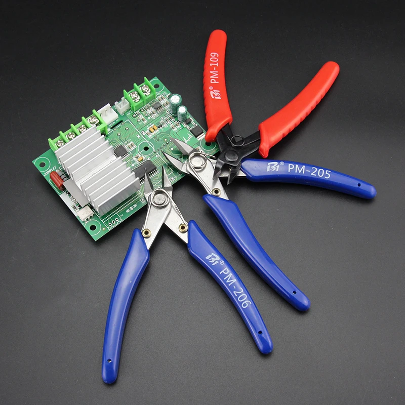 5' Mini Electrical Wire Cable Plastic Cutter Side Snips Flush Nipper Hand Tools Cutting Pliers Diagonal Plier