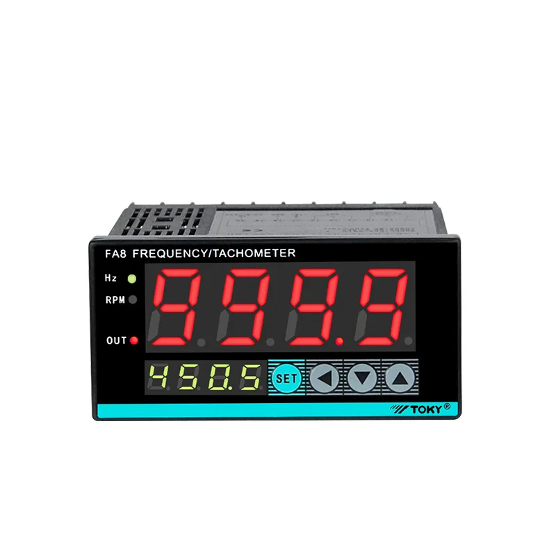 One Alarm Relay Output Digital Display Frequency Meter Tachometer Frequency Meter