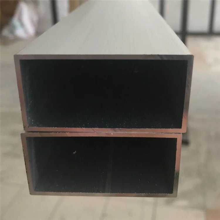 grade 6181 aluminum pure square  pipe industry pipe with nice price and high quality origin type pipe rectangular aluminum tube