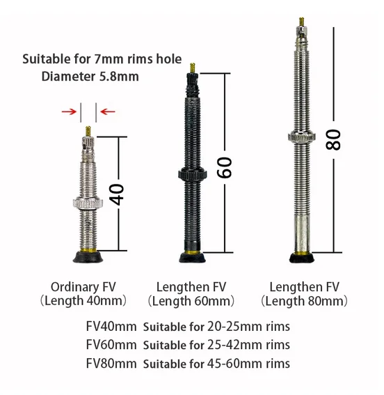 CHAOYANG Standard Inner Tube French Valve Bicycle Tire Cycle Butyl Rubber 700C 18C 23C 25C 32C FV 80L/60L/48L/33L Road Bike Tyre
