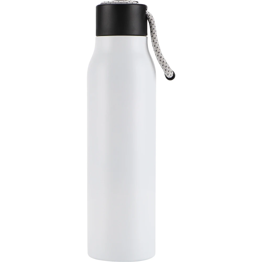 Custom Logo Double Wall Thermal Vacuum Flask Insulated Outdoor Sports Drink 18/8 Stainless Steel Water Bottle