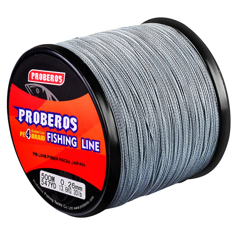 
500M Fishing Lines PE Braid 4 Stands 6LBS to 100LB Multifilament Fishing Line Angling Accessories Floating Fishing Rope Cord 
