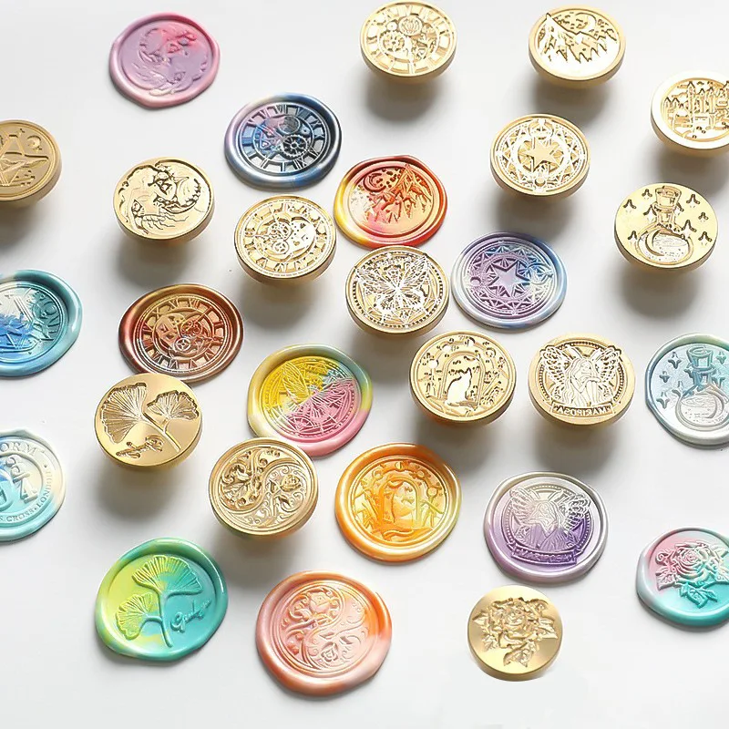 Factory Direct Selling Hundreds of Design Super Classic Conventional Pattern Series Wax Seal Stamp Head