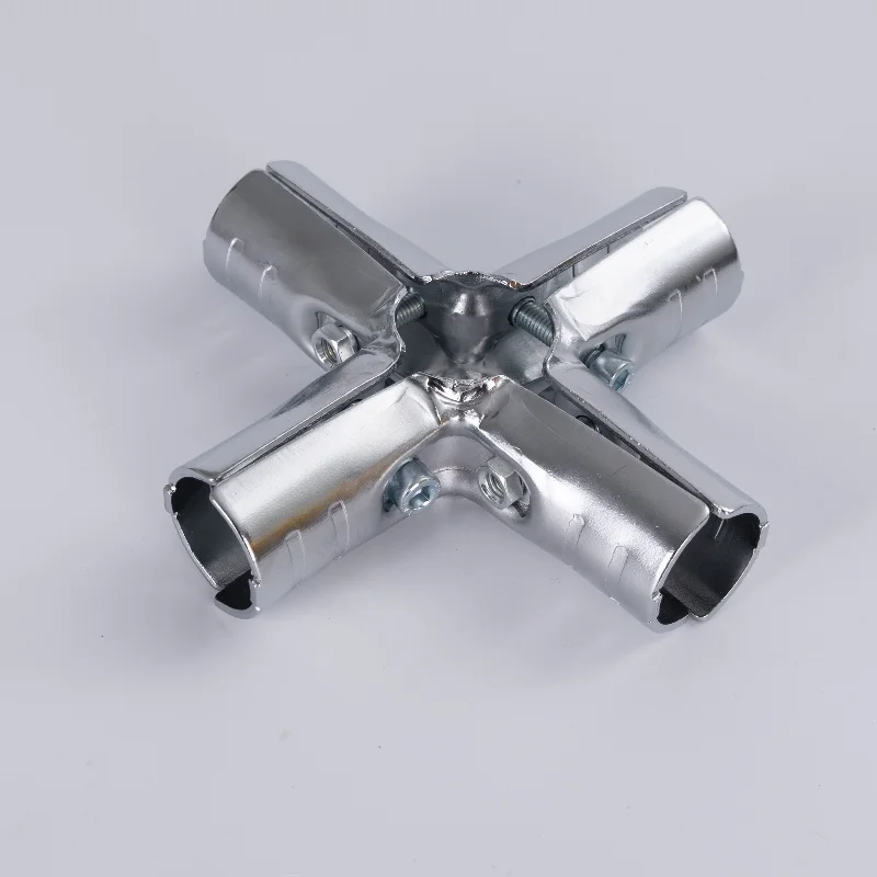 pipe fitting connector rack accessories pipe joint thickness 2.3mm pipe metal clamp