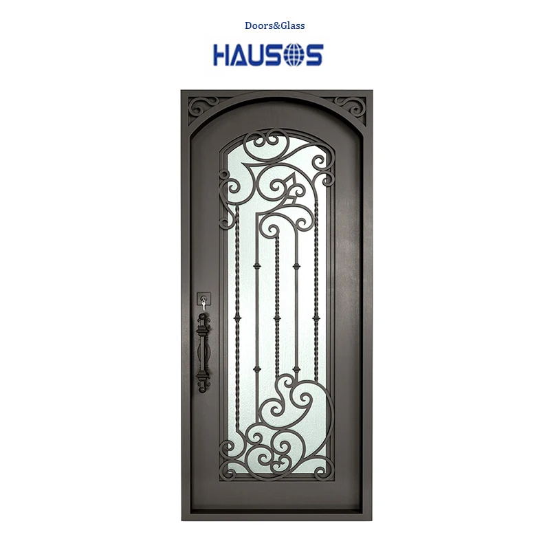 36 дюймов. X 80 Наружная входная дверь окрашенная цветная для дома наружная металлическая стальная с металлическим стеклом в комплекте