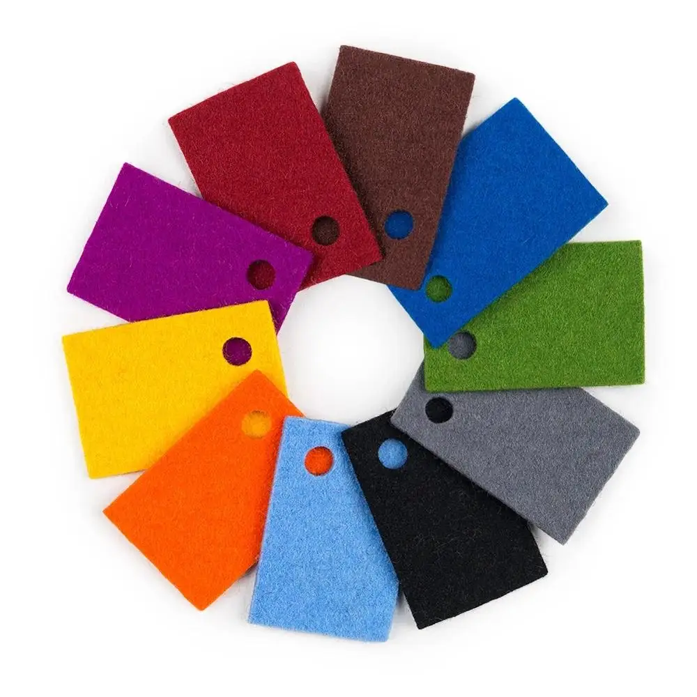 color soft felt wool 100% 1mm 2mm 3mm felt wool fabric roll factory price