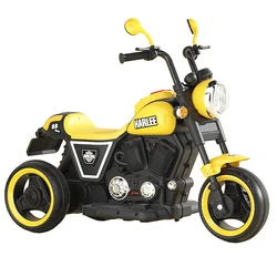 China Kids Electric Motorcycle Manufacture Kids Motor Bike With 2 Seat And Pedal Accelerator