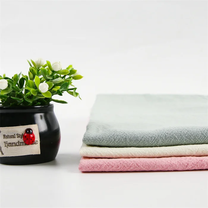 16s Stone Washed Cotton Crepe Muslin Fabric