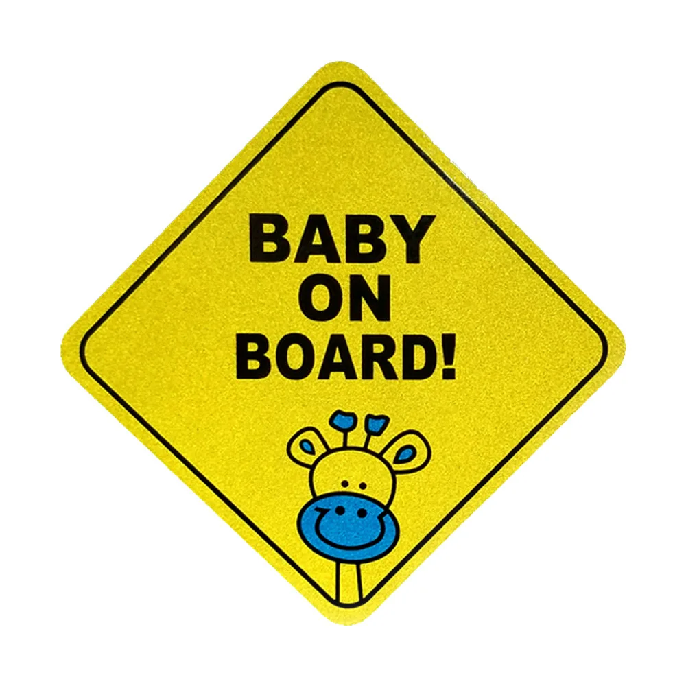 Maglory Custom Baby On Board Magnet for Car Baby Safety Warning Decal Magnetic Vehicle Car Sticker Reflective Sign