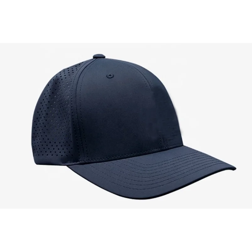 Customized Baseball Cap 5 Panel Golf Caps With PVC Logo Waterproof Performance Custom Blank Golf Hats