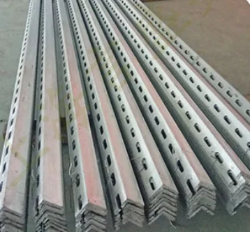 Hot-dip galvanized multi-function triangle iron bracket cold-plated punching universal angle steel 30*30 row hole L-shaped steel